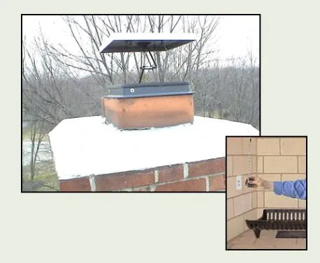 cold air in chimney and cold breeze in fireplace in illinois, superior ...